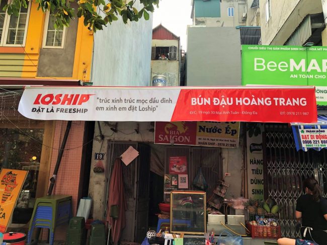 bún đậu hoàng trang