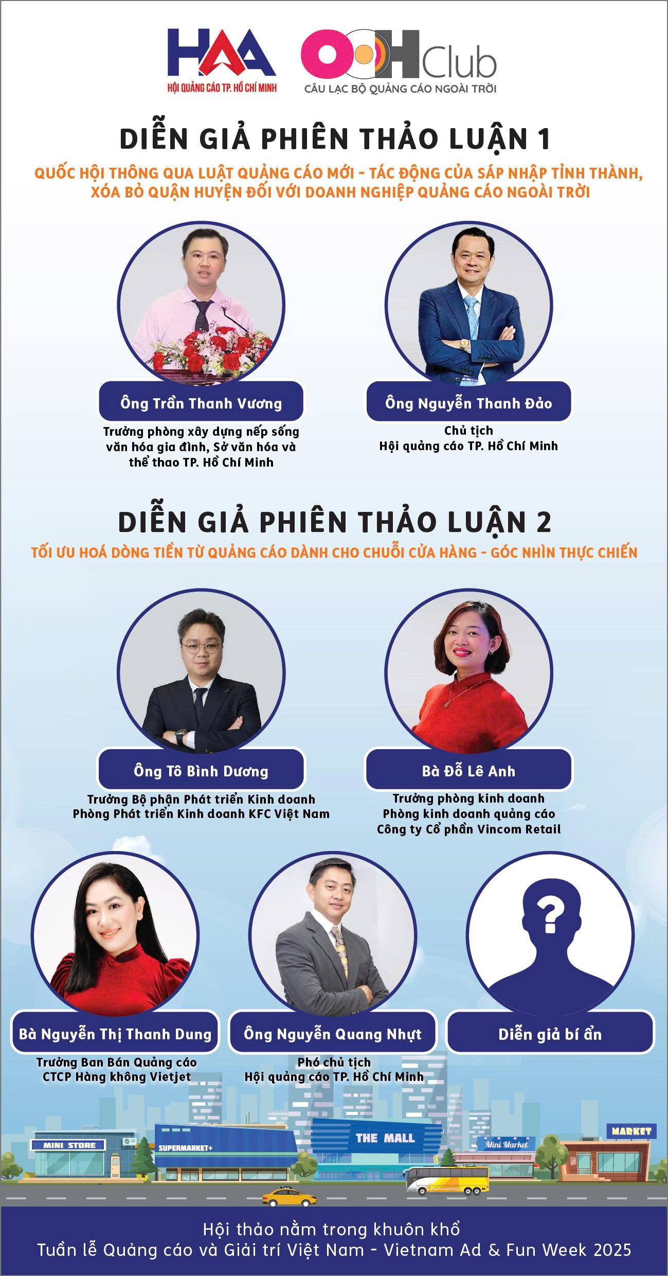 Các diễn giả taham gia các phiên thảo luận