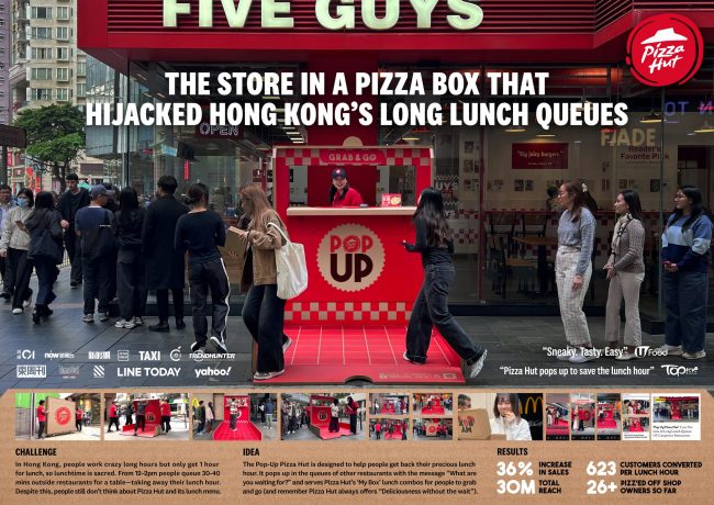 Pizza Hut "chen hàng", biến hộp pizza thành cửa hàng di động trong chiến dịch "Pop-up Pizza Hut"