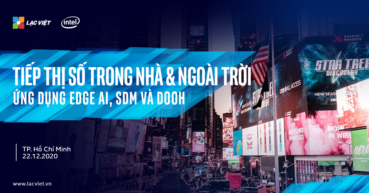 HỘI THẢO TIẾP THỊ SỐ TRONG NHÀ VÀ NGOÀI TRỜI SẮP ĐƯỢC DIỄN RA