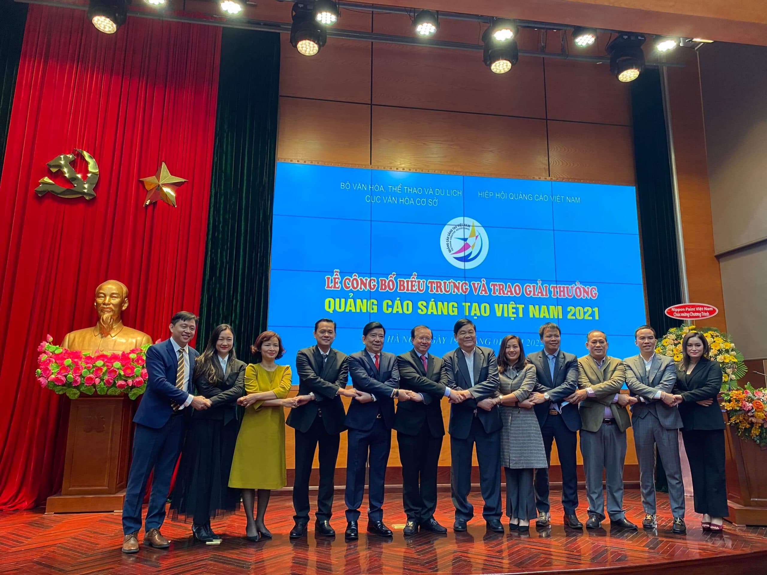 Bộ Văn Hóa công bố biểu trưng và trao giải thưởng “Quảng cáo ngoài trời sáng tạo Việt Nam 2021”