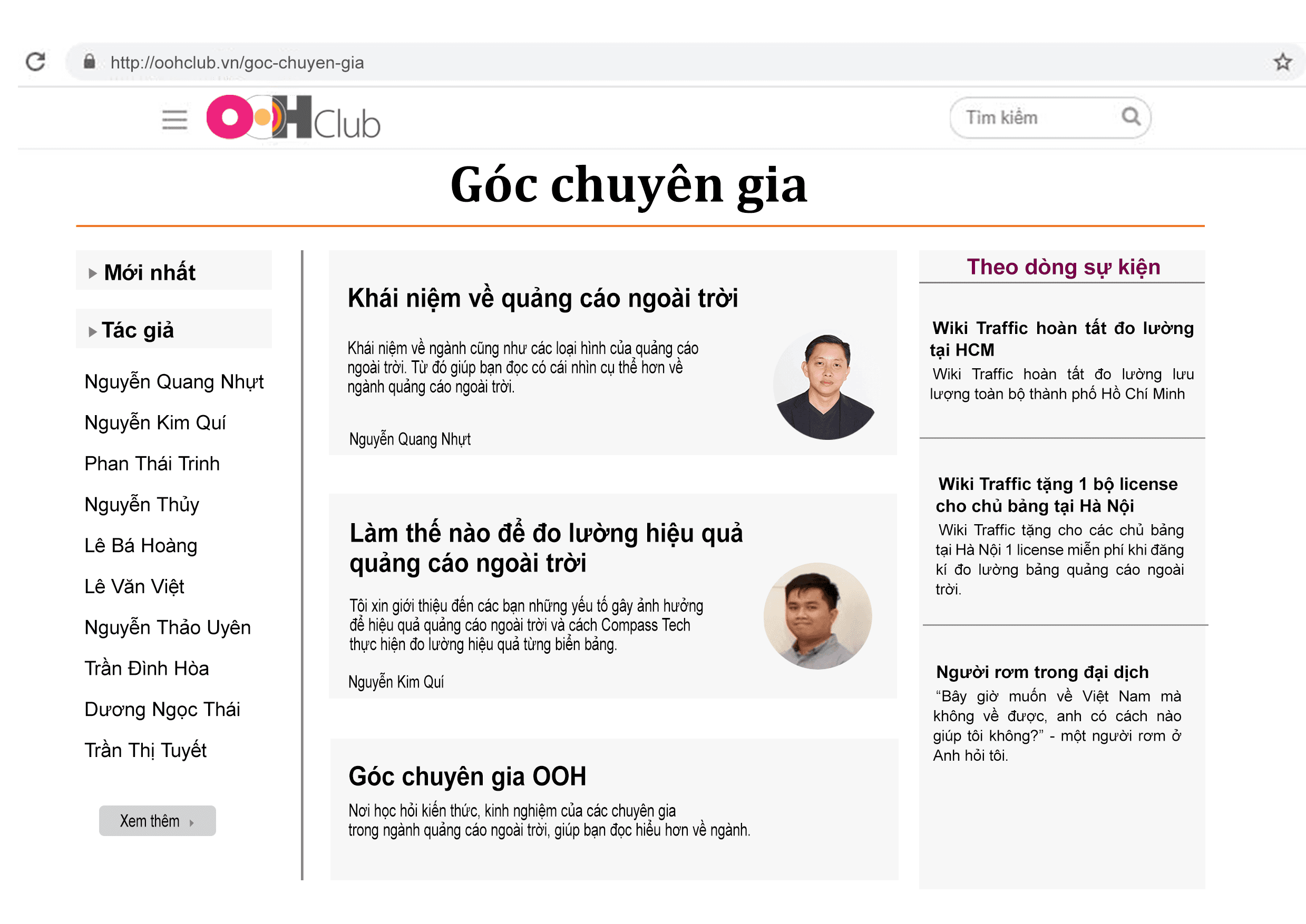 OOHCLUB MỞ GÓC CHUYÊN GIA NGÀNH QUẢNG CÁO NGOÀI TRỜI
